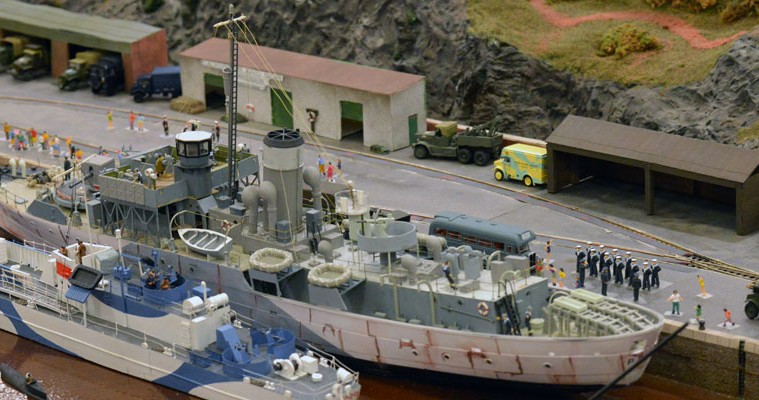 model railway harbour