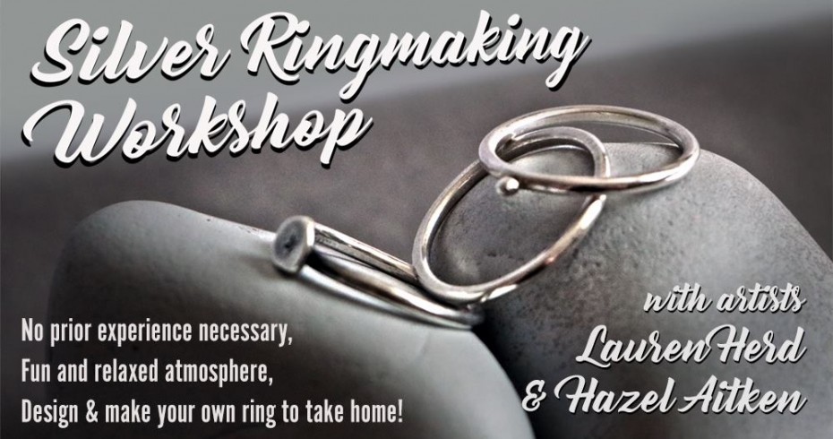 silver ring making workshop at discovery point