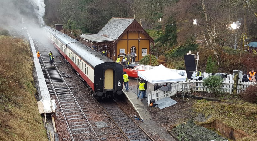 Another starring role for Bo’ness & Kinneil Railway in BBC Agatha Christie Mystery, Ordeal by Innocence image