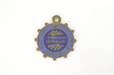 Scottish railway strike medal image