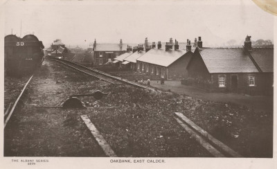 Postcard of Oakbank Oil Company's private railway image