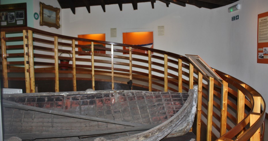 One of the many ramps at Scottish Fisheries Museum so visitors can access all areas.