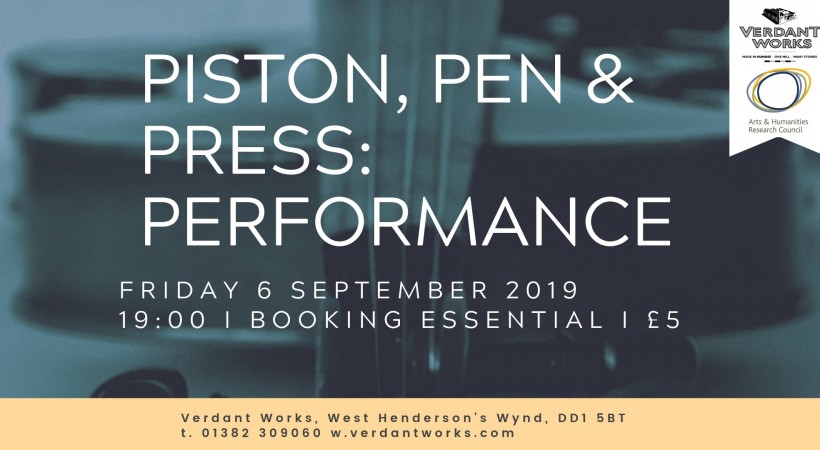 Piston, Pen & Press: Performance image