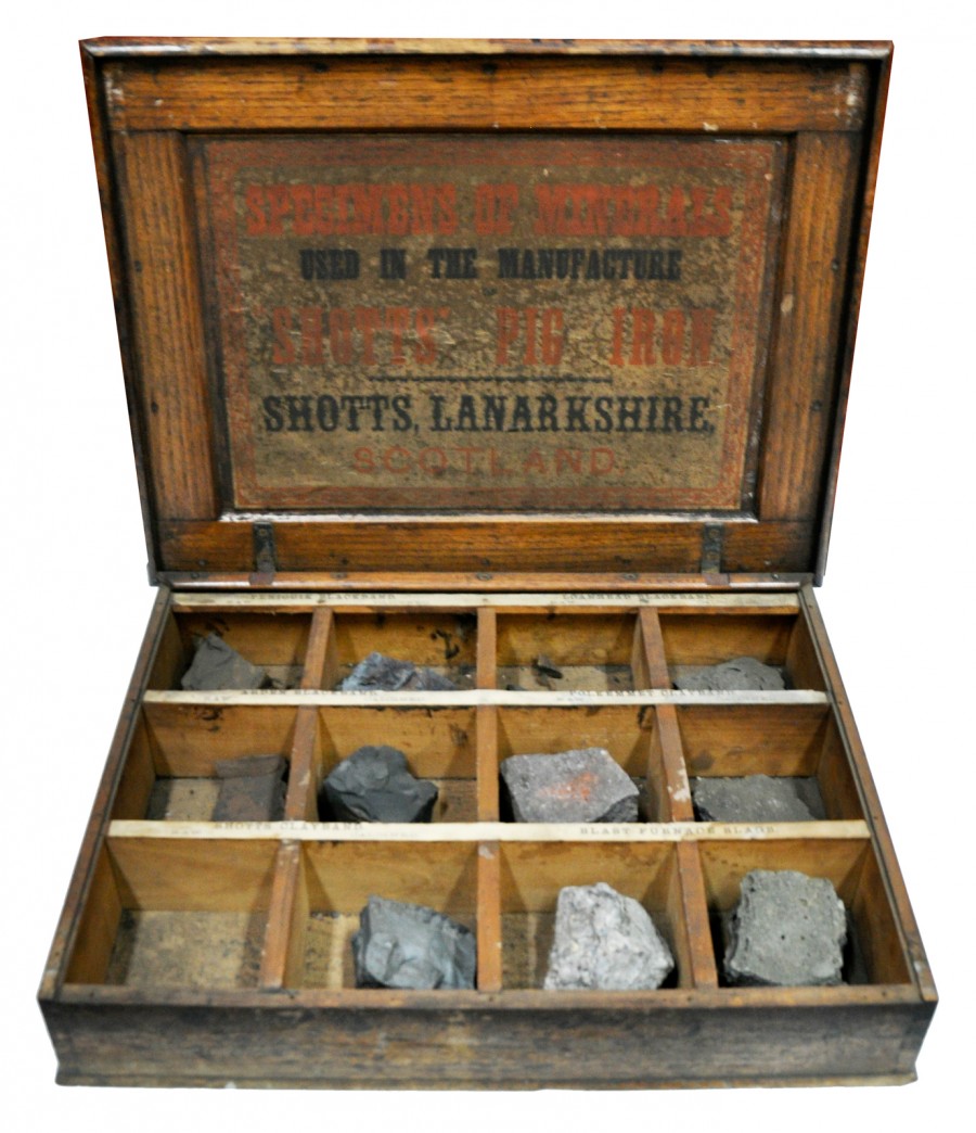 Box of Raw Materials for Pig Iron, 1870s or 1880s