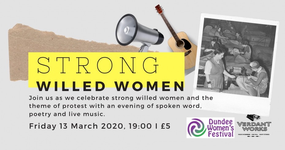 strong willed women event title card