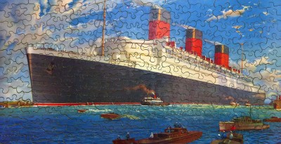 Cunard White Star Jigsaw Puzzle of RMS Queen Mary image