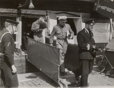 Photograph of German U-Boat U-2326 surrendering in Dundee image