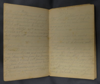 Prisoner of War Diary Robert Aitchison  image