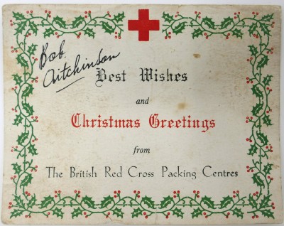 Red Cross Christmas Card from Robert Aitchison image