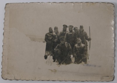 Photograph of soldiers in snow image