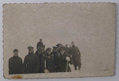 Photograph of soldiers in snow image