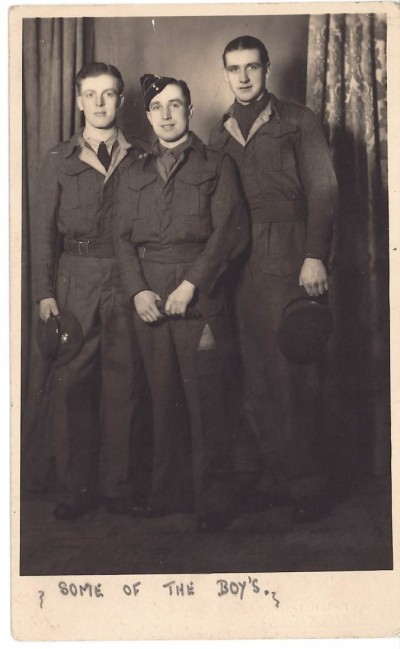 Photograph of 'Tony, Fred and Walter' 